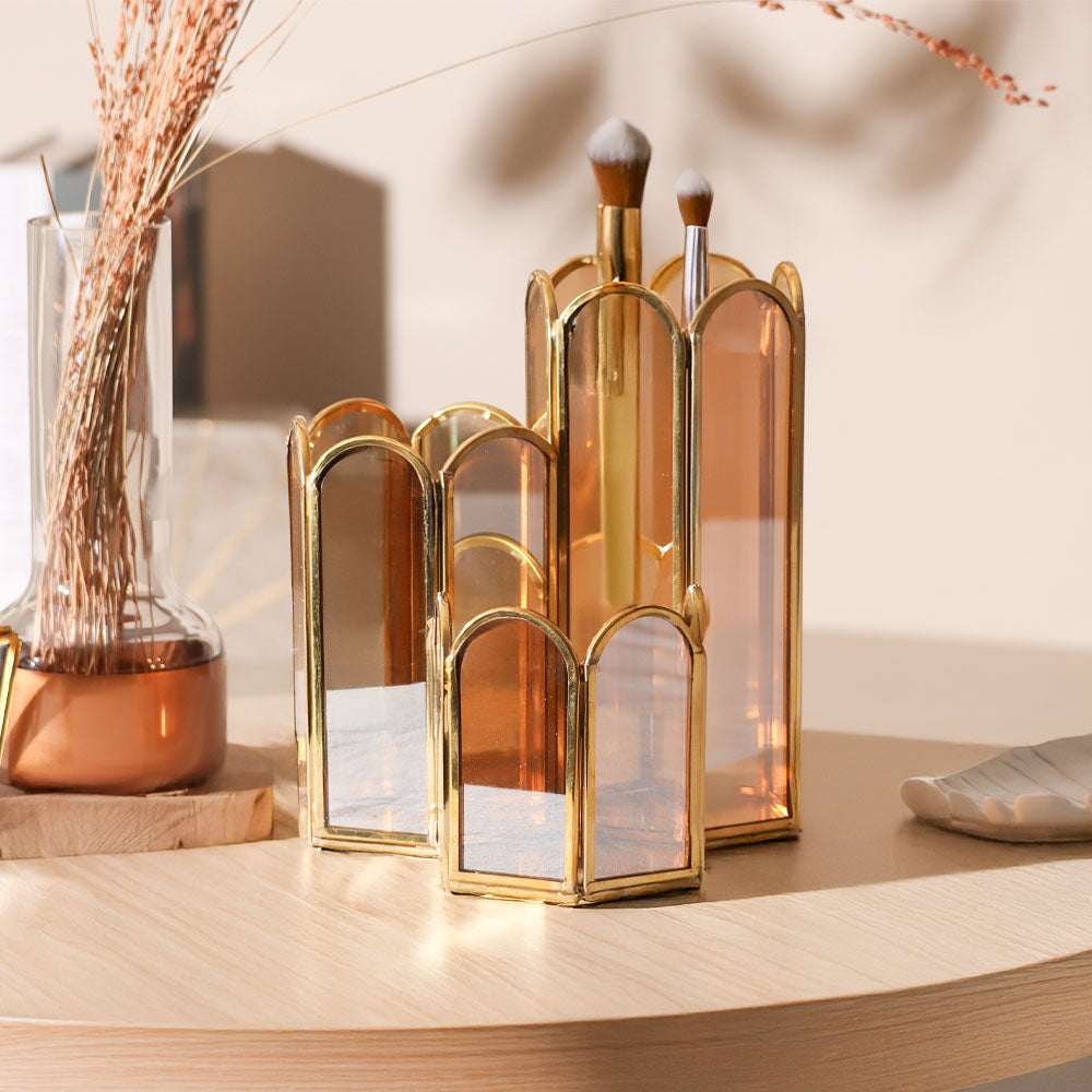 Flors Tiered Organiser - Bronze Gold