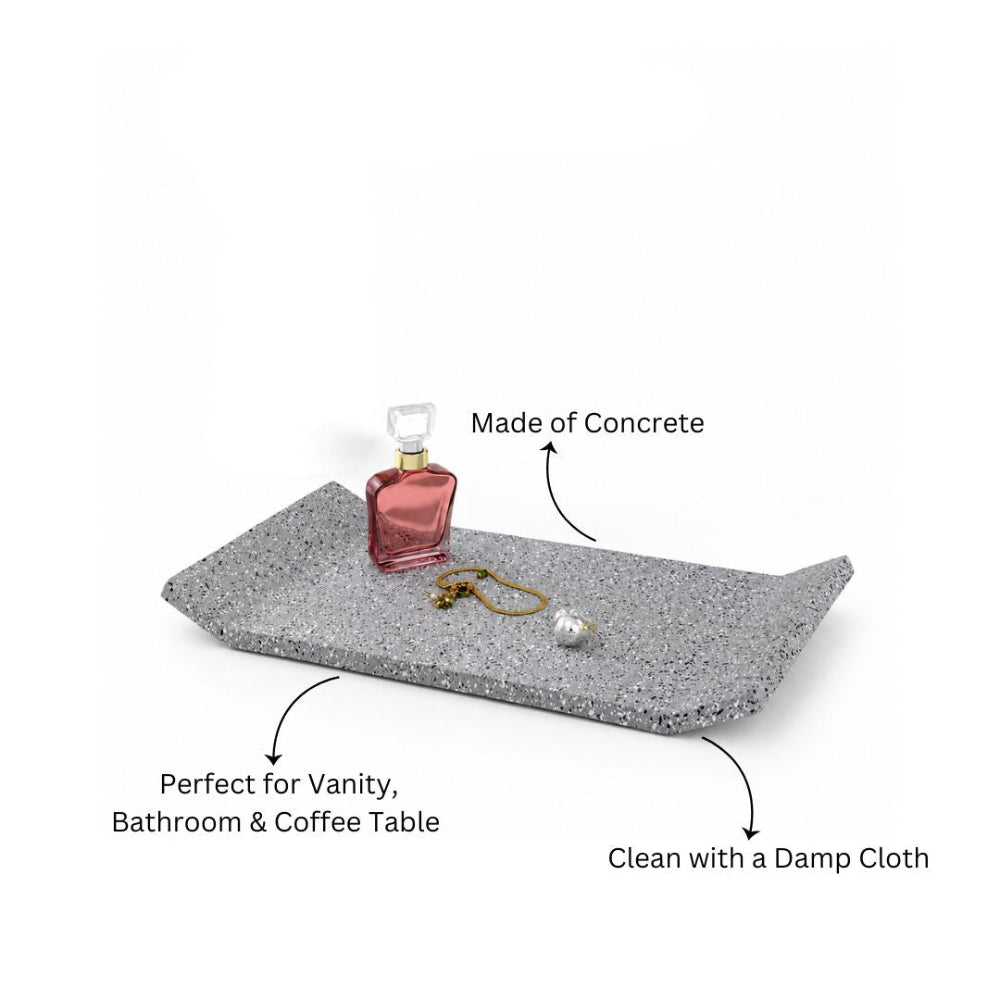 Flow Valet Tray - Speckled Grey