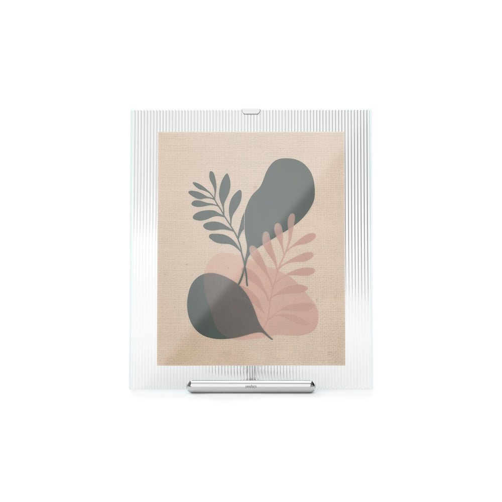 Flute Photo Frame Extra Large - Chrome