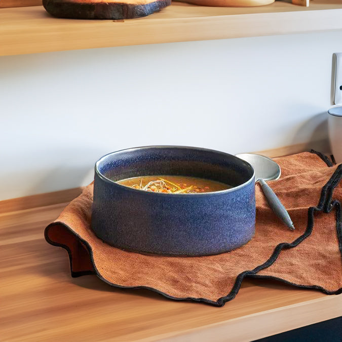 Form' Art Medium Bowl - Carbon Blue