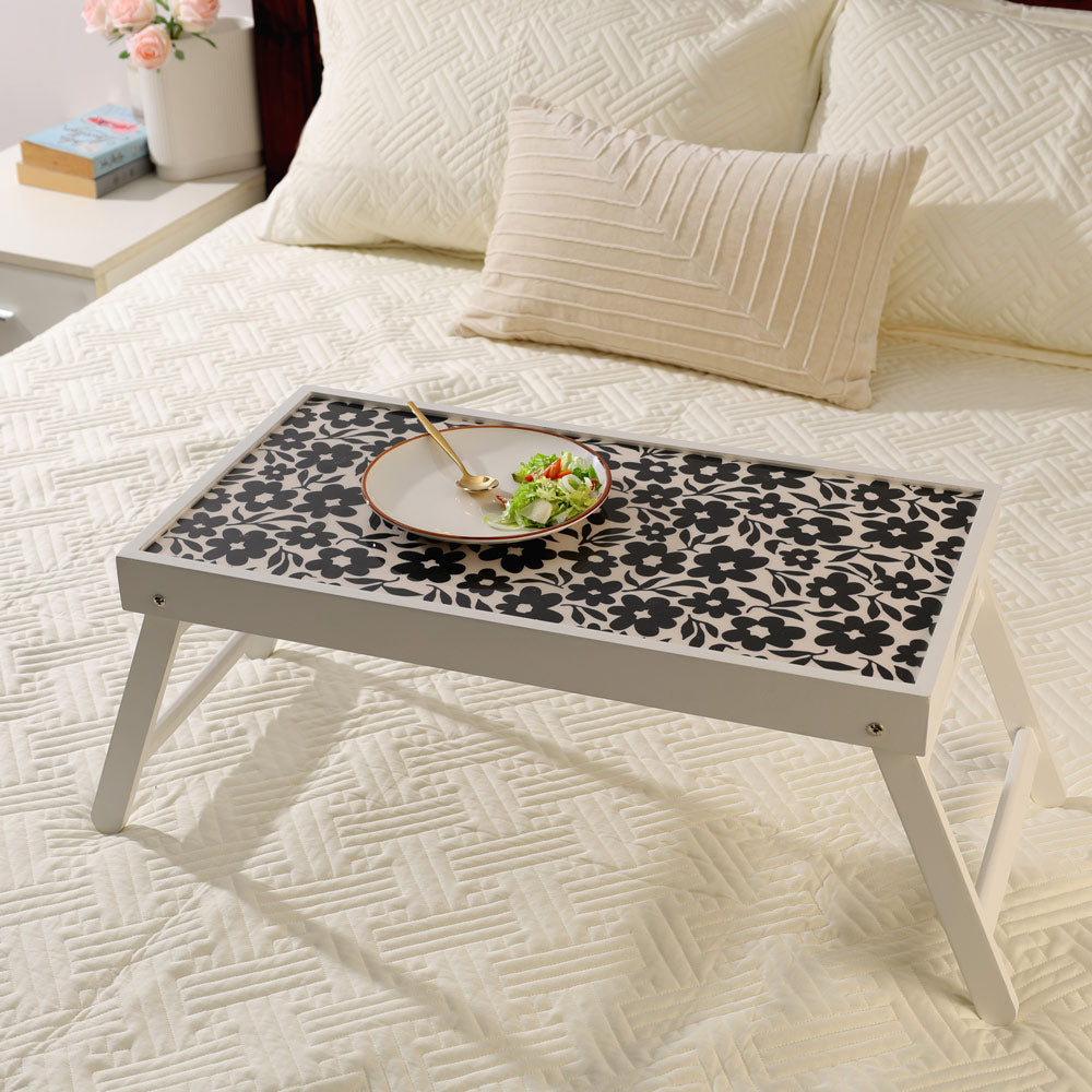 Francis Folding Bed Tray XL - Monochrome