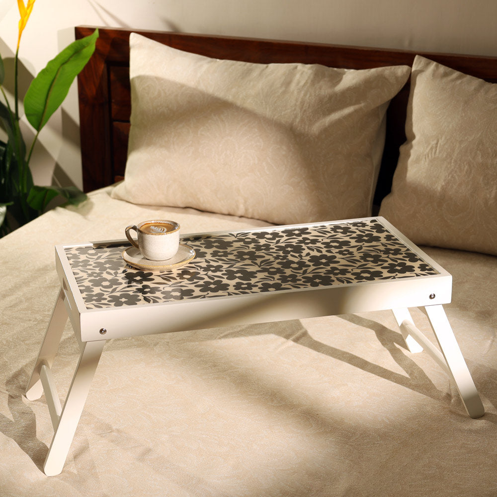Francis Folding Bed Tray XL - Monochrome