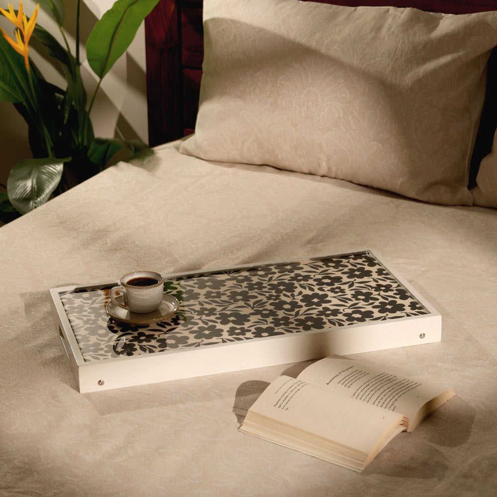 Francis Folding Bed Tray XL - Monochrome