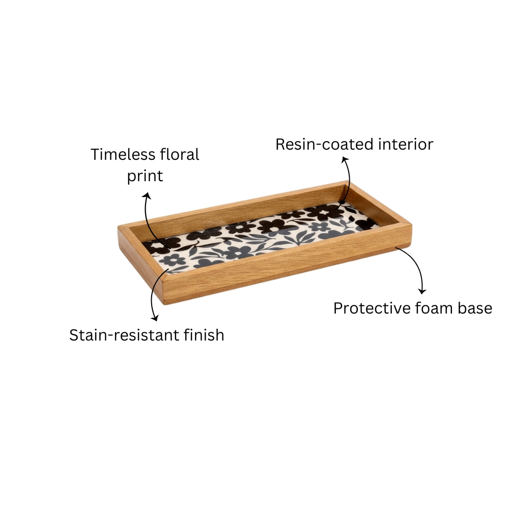 Francis Vanity Tray - Monochrome Natural