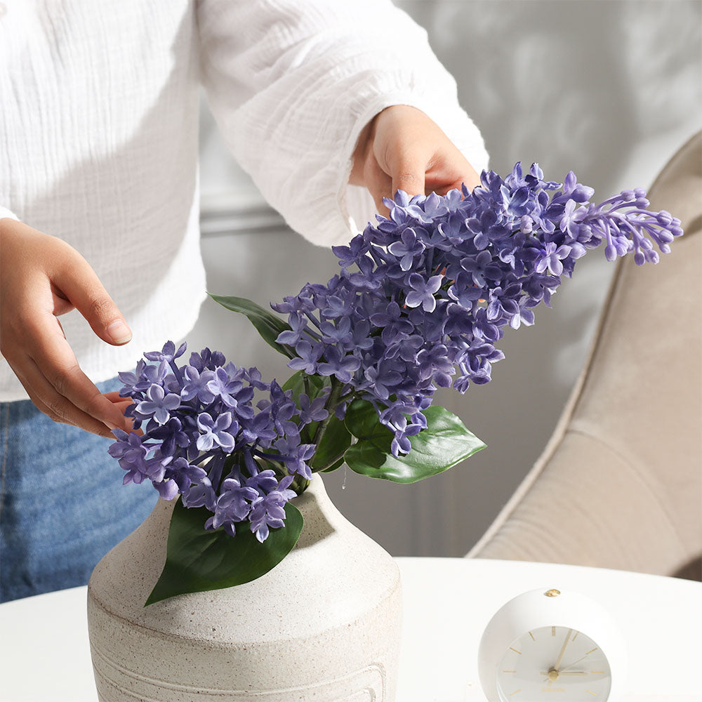 French Lilac Faux Stem - Purple