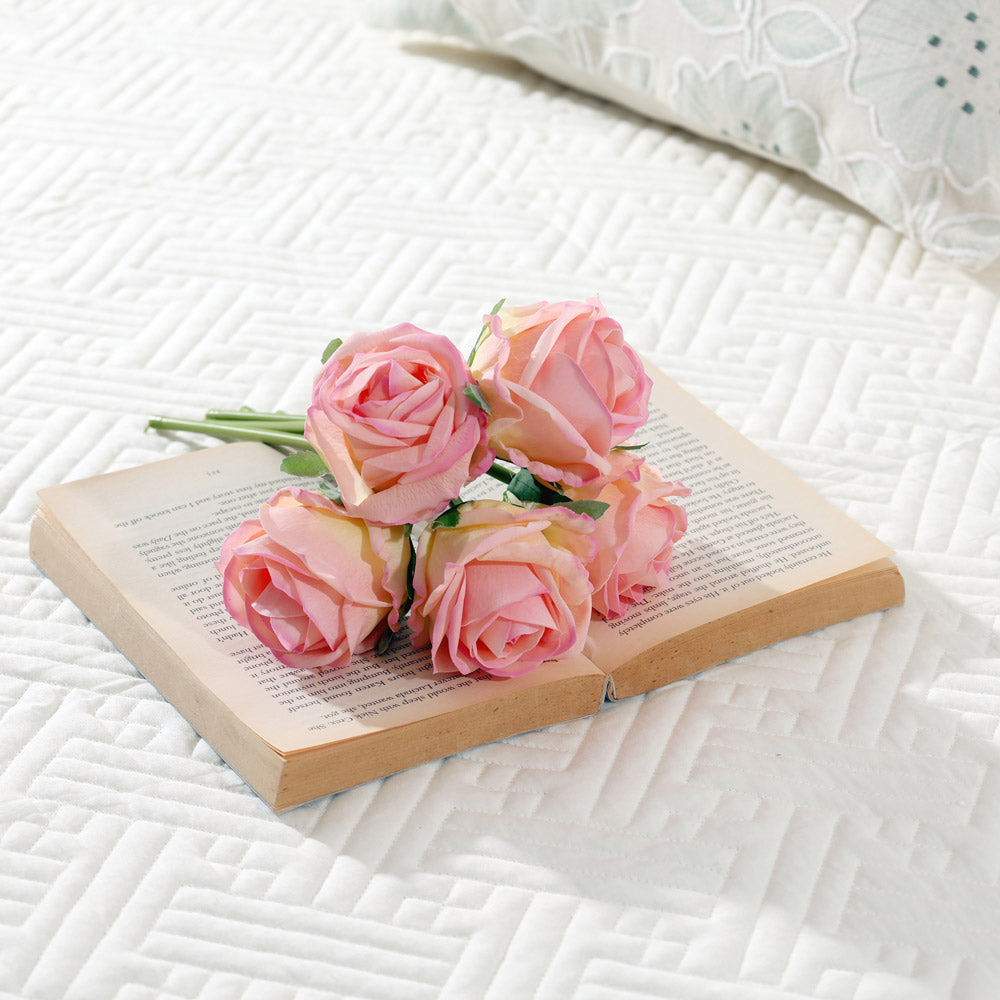French Roses Faux Bunch Short - Pink Sunrise