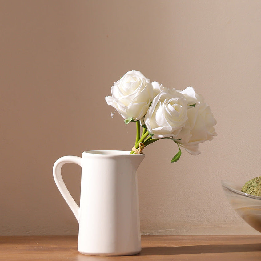 French Roses Faux Bunch Short - Ivory