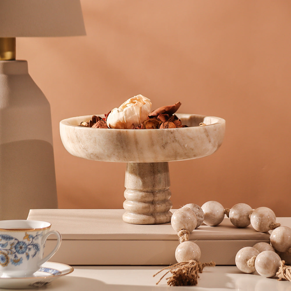 Fresca Marble Elevated Bowl Medium - Beige