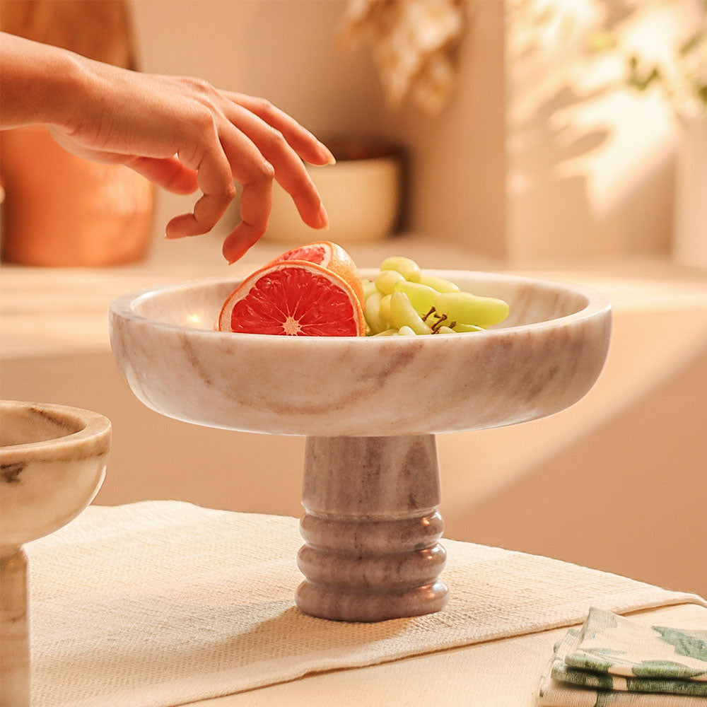 Fresca Marble Elevated Bowl Medium - Beige