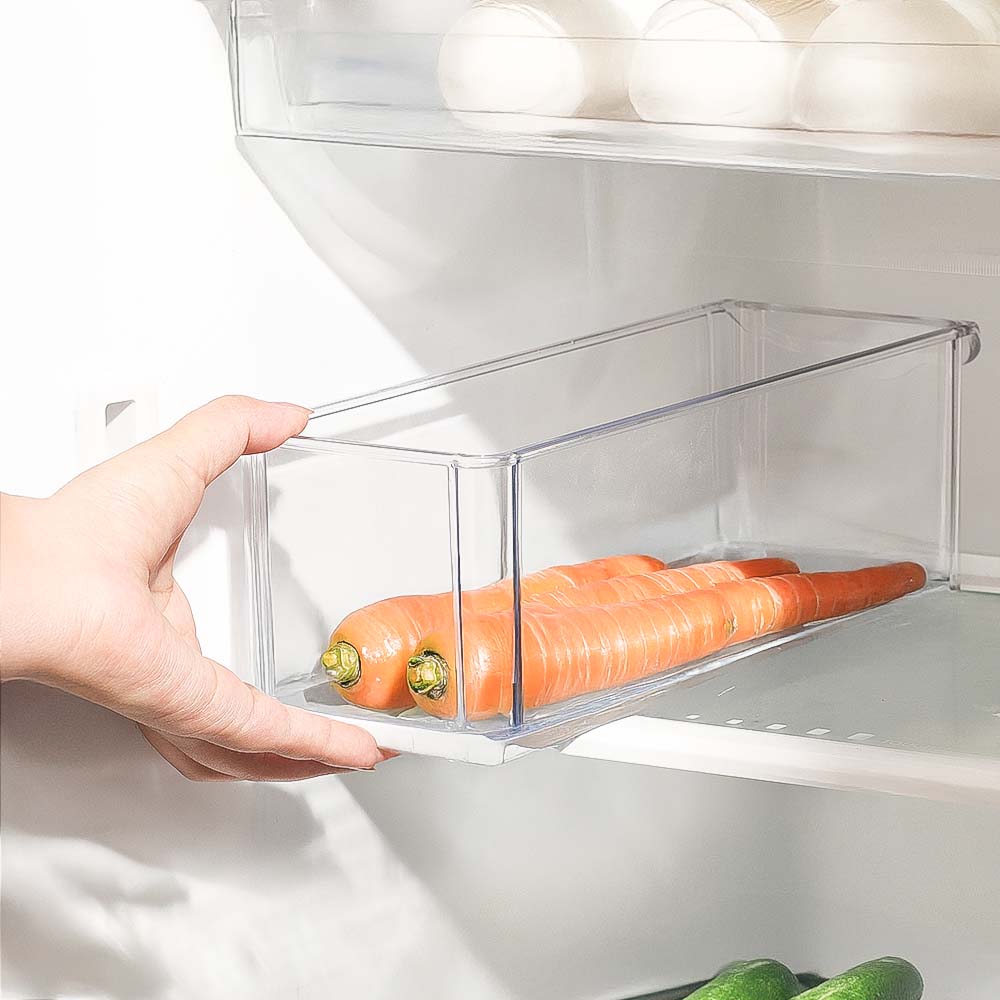 Fresco Slim Deep Bin - Clear