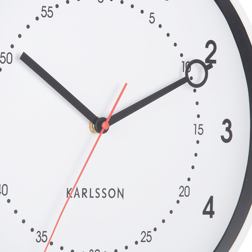 Fresco Wall Clock 31cm - Warm Grey