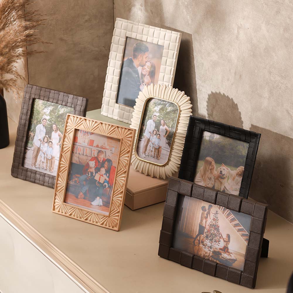 Cornice Photo Frame Large - Vintage Beige