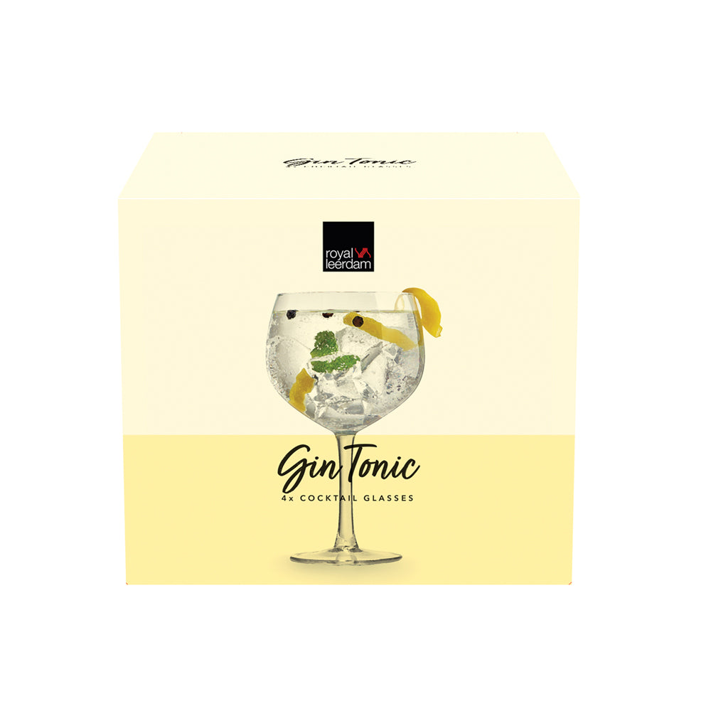 Gin & Tonic Glasses 650ml, Set of 4