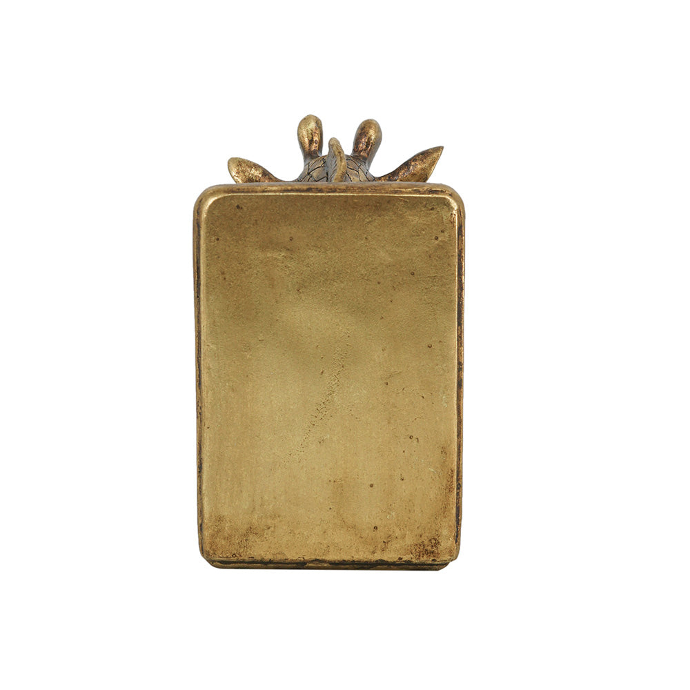 Giraffe Bookends, Set of 2 - Vintage Gold