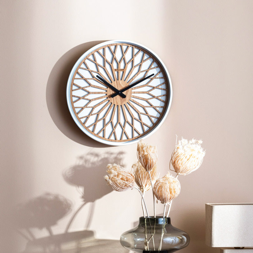 Girasol Wall Clock 40cm - White