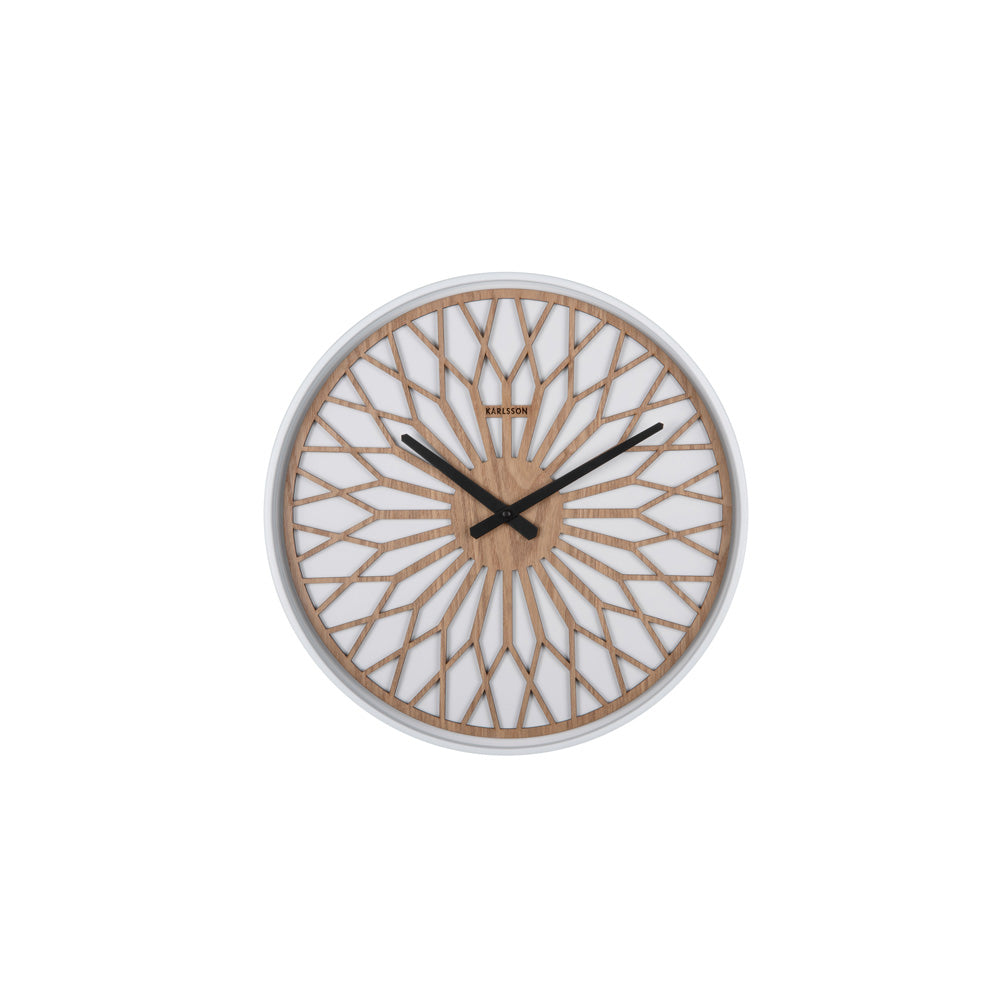 Girasol Wall Clock 40cm - White