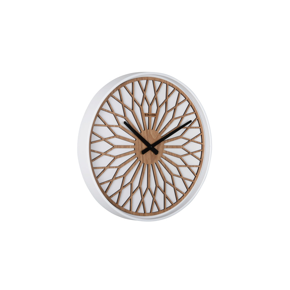 Girasol Wall Clock 40cm - White