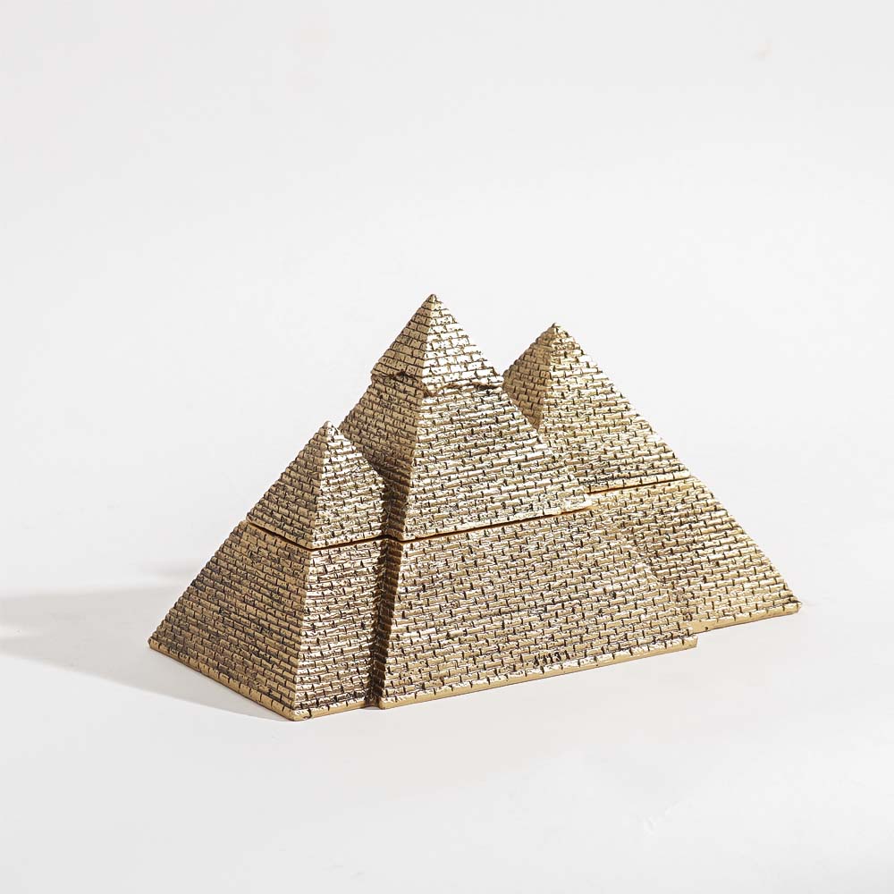 Giza Storage Box - Dull Gold
