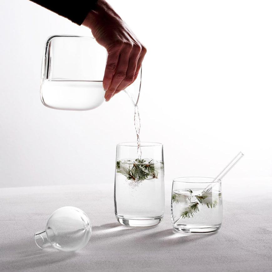Sarabi Glass Water Carafe 750ml - Clear