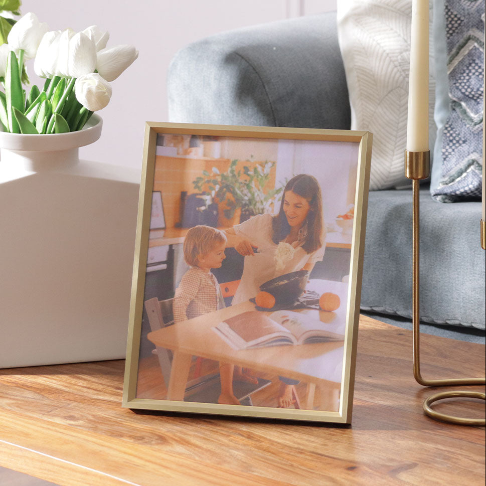Gleam Metal Photo Frame Extra Large - Gold