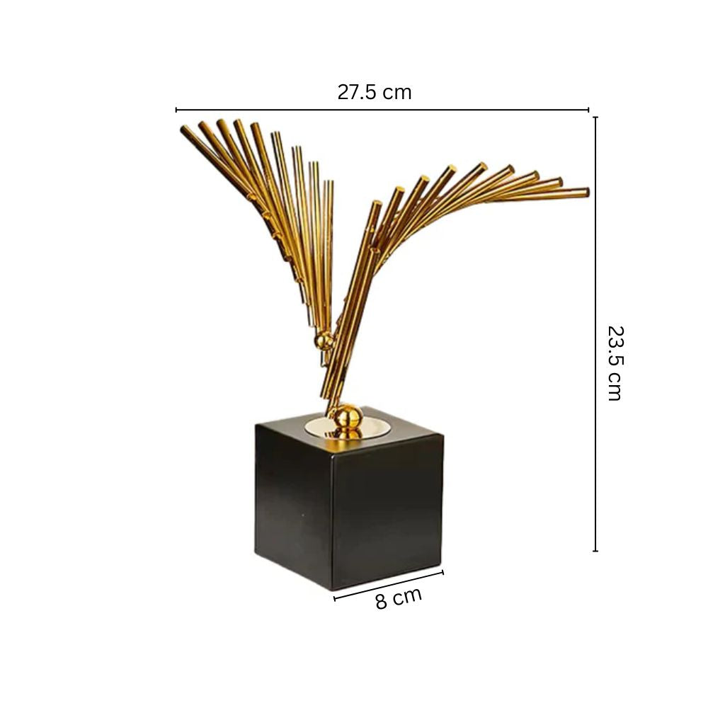 Glide Decorative Sculpture - Gold