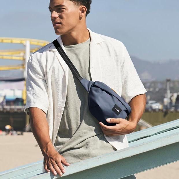 Pacsafe Go Sling Pack Coastal Blue
