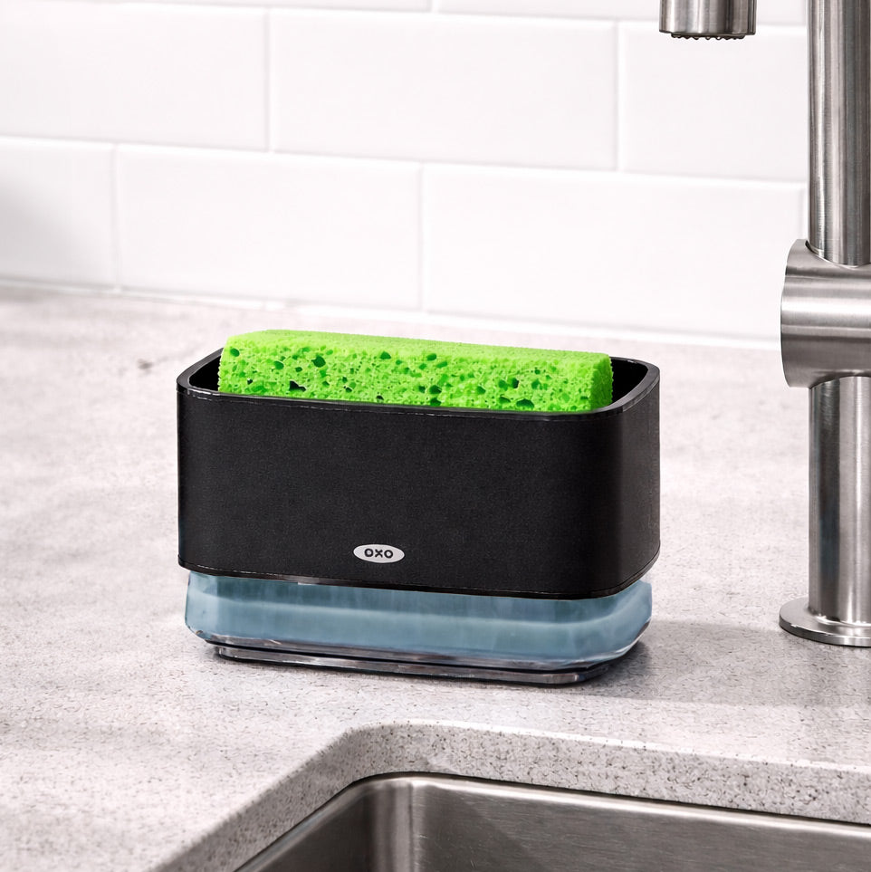 Good Grips Soap Dispensing Sponge Holder - Black