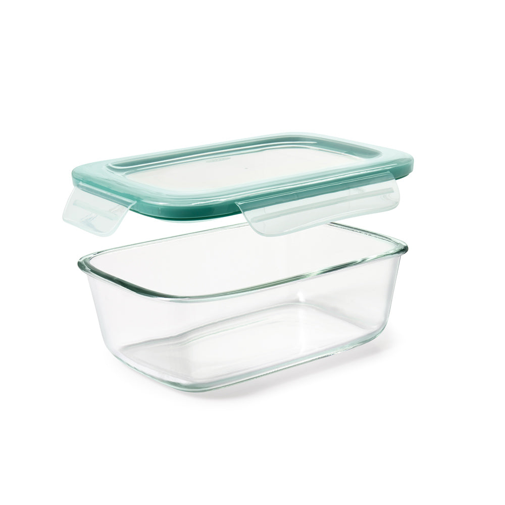 Smart Seal Rectangular Glass Container - 1800ml