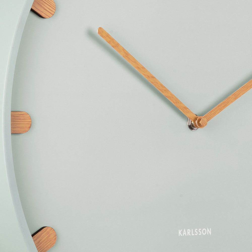 Grace Wall Clock 40cm - Grayed Jade