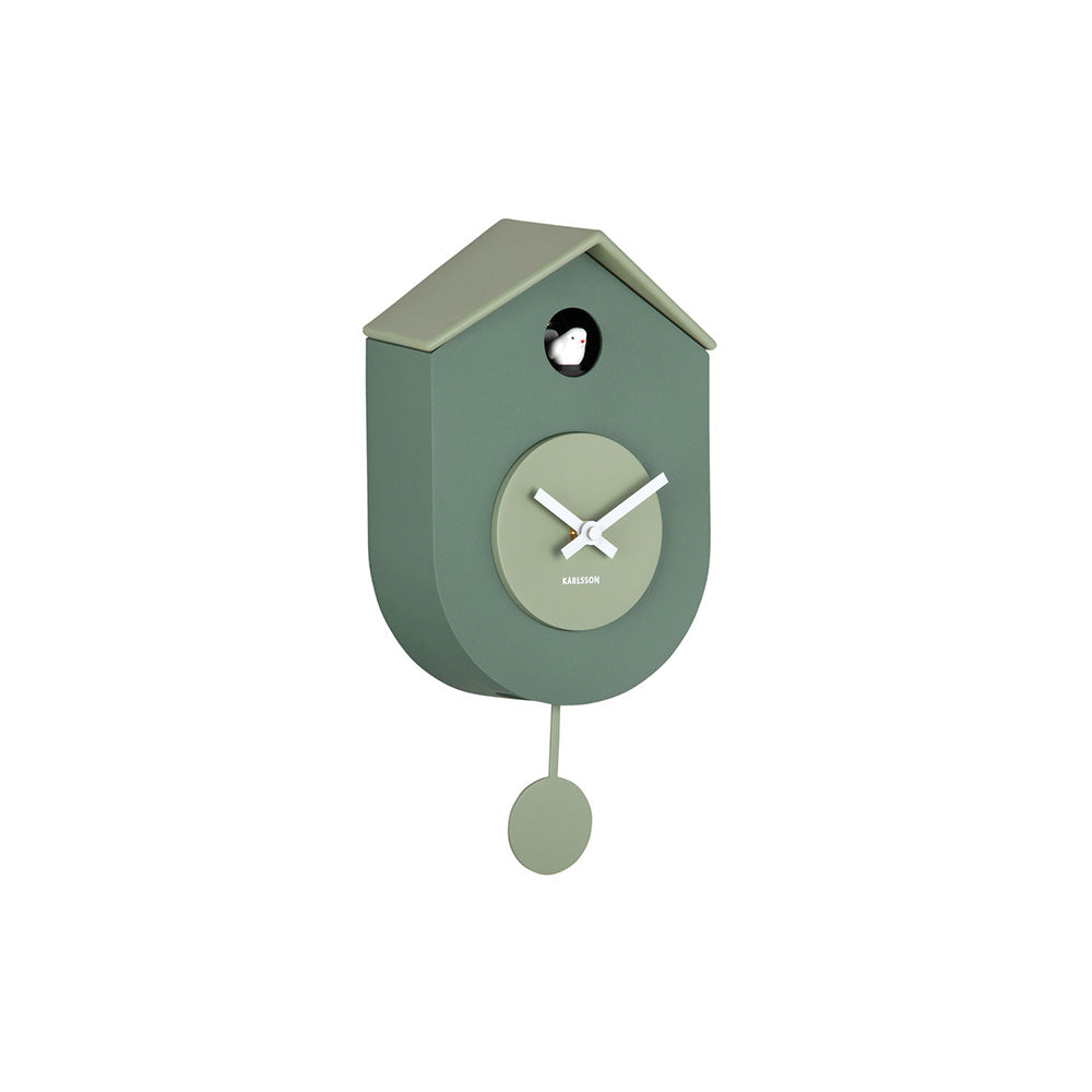 Grato Cuckoo Wall Clock - Green