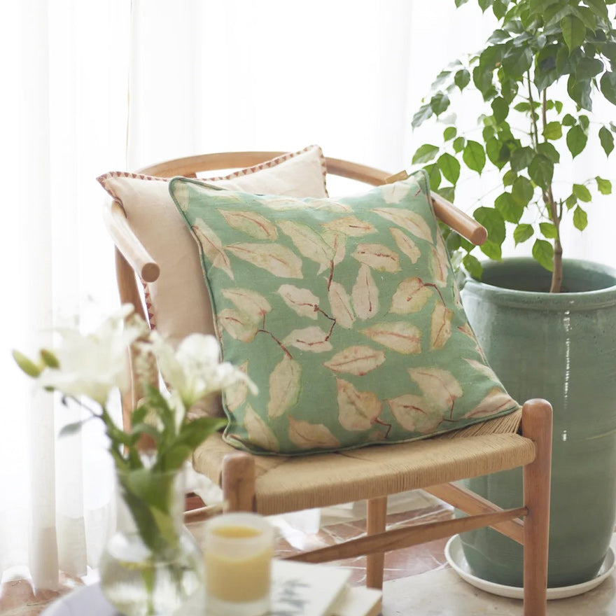 Grove Linen Cushion Cover 45x45cm - Duck Egg