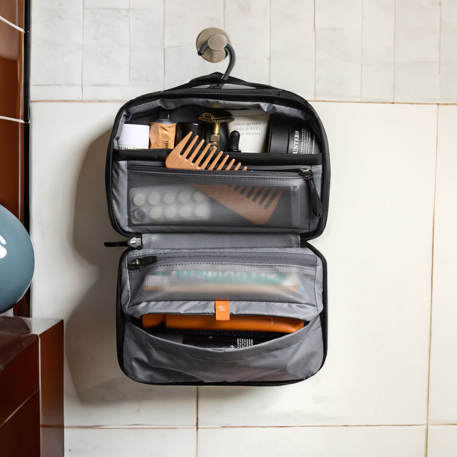 Hanging Toiletry Kit - Black