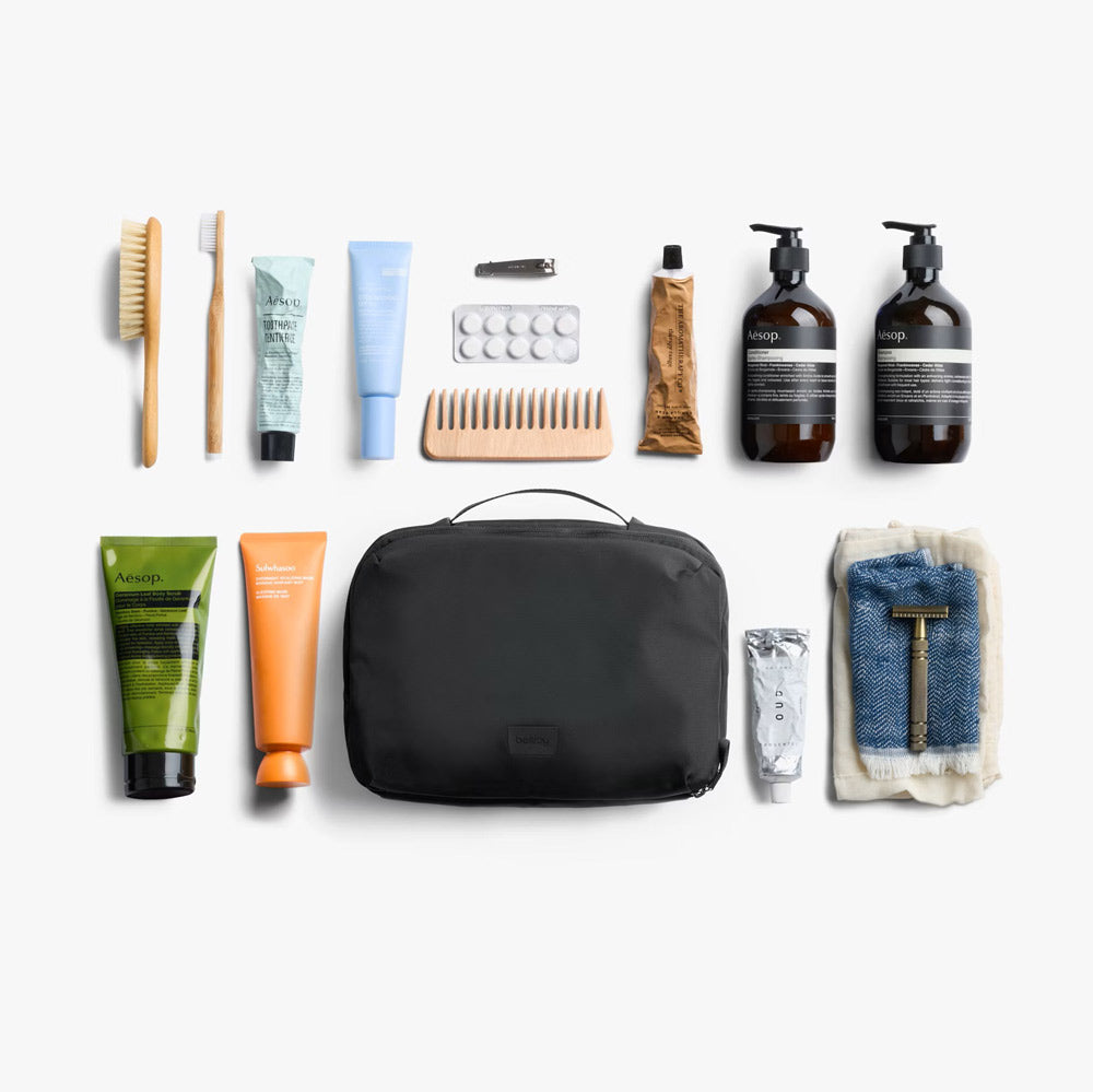 Hanging Toiletry Kit Plus - Black