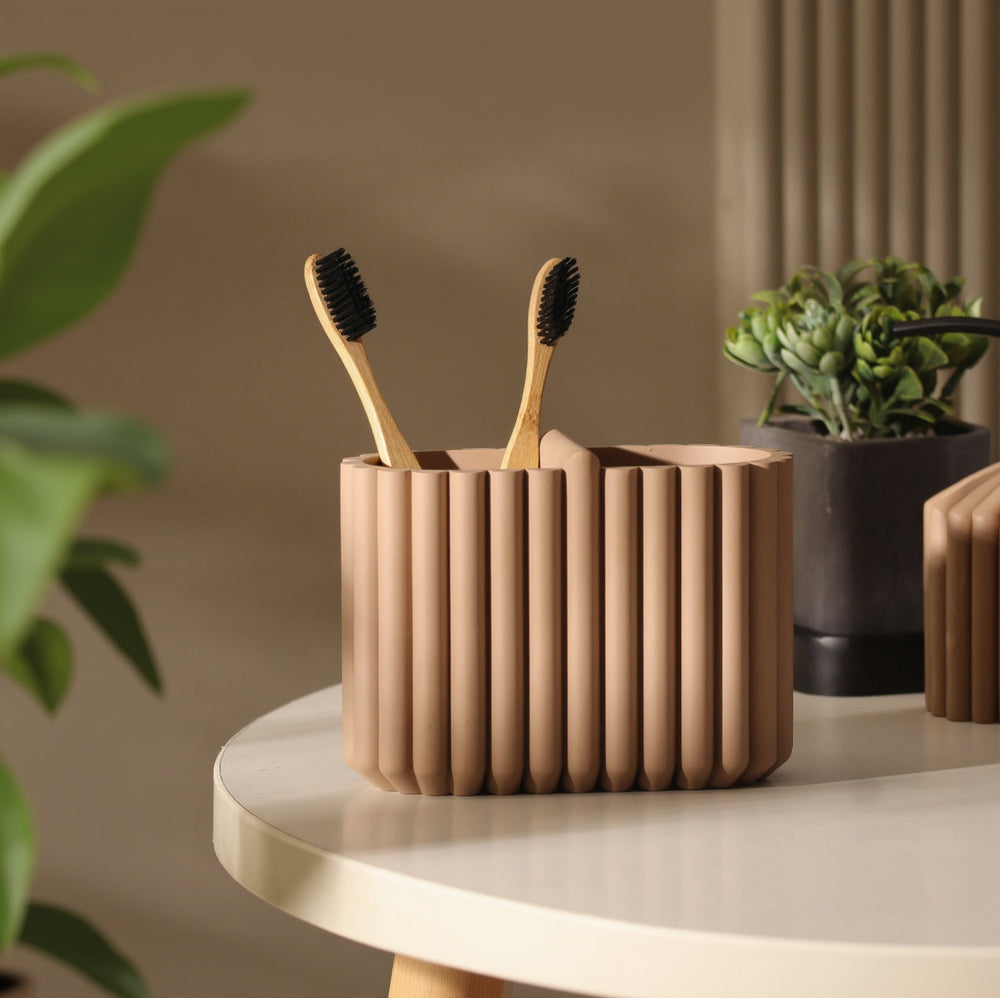 Hanoi Toothbrush Holder - Taupe