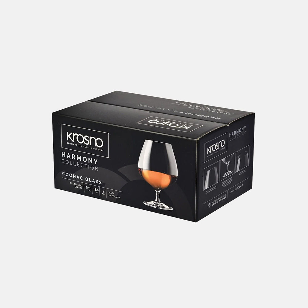 Harmony Cognac Glasses 590ml, Set of 6