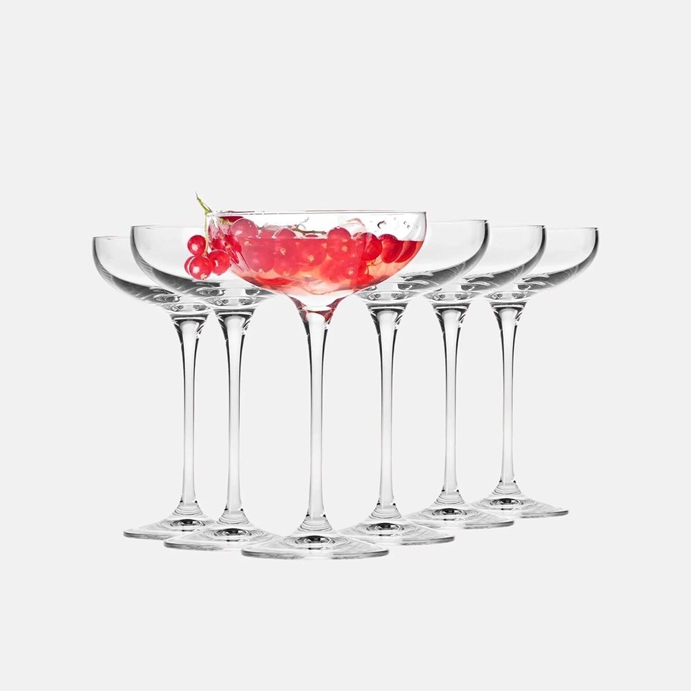 Harmony Champagne Coupe Glasses 280ml, Set of 6