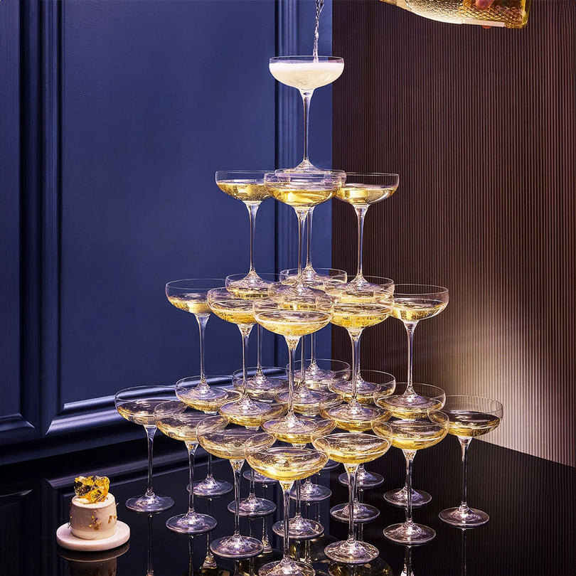 Harmony Champagne Coupe Glasses 280ml, Set of 6