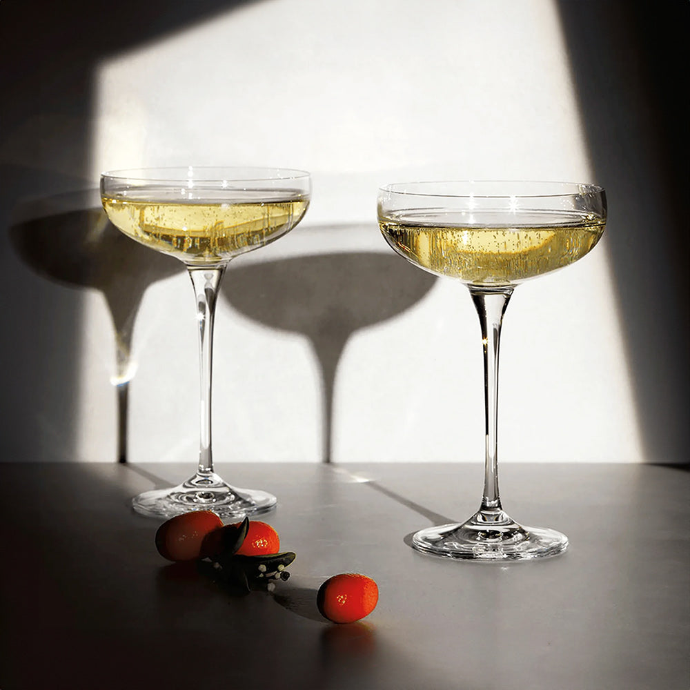 Harmony Champagne Coupe Glasses 280ml, Set of 6
