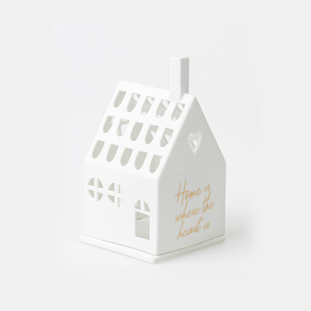 Heart House Tealight Holder & Sculpture Small