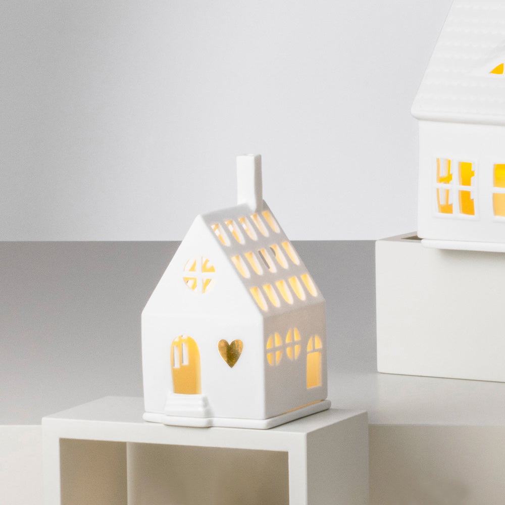 Heart House Tealight Holder & Sculpture Small