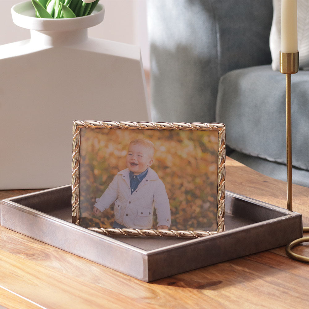 Helix Metal Photo Frame Large - Gold