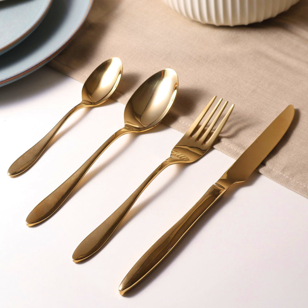 Herald 24-piece Cutlery Set - Gold