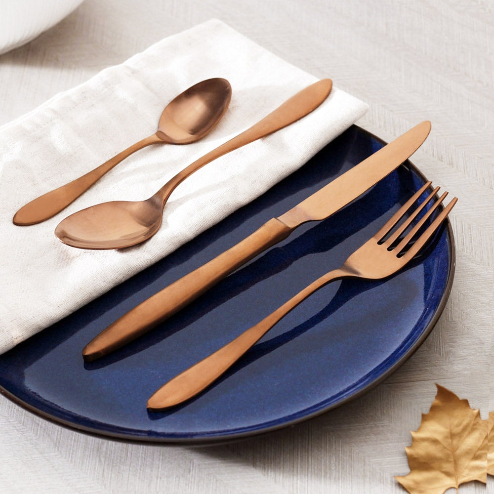 Herald 24-piece Cutlery Set - Rose Gold