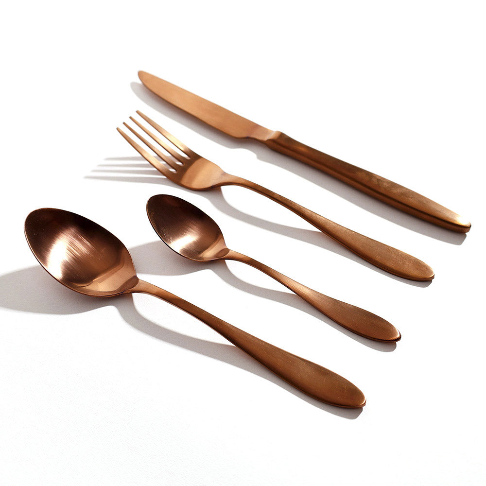 Herald 24-piece Cutlery Set - Rose Gold