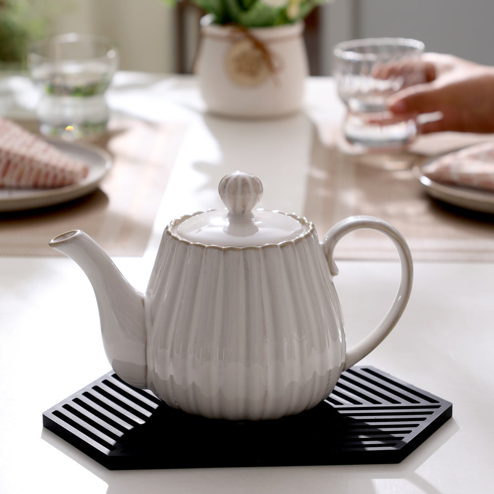 Hexagon Trivet Large - Black