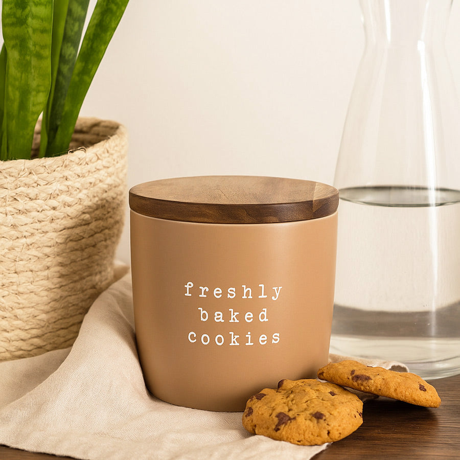 Hey! Storage Jar Tall - Freshly Baked Cookies