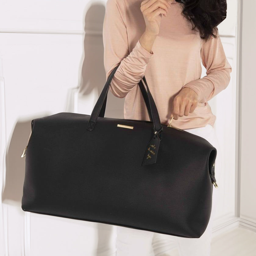 Holdall Weekend Duffel Bag Large - Black