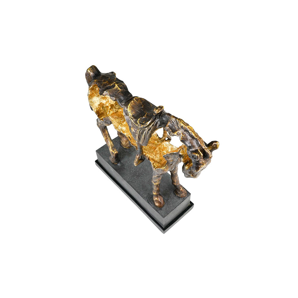 Hollow Horse Sculpture Large - Charcoal