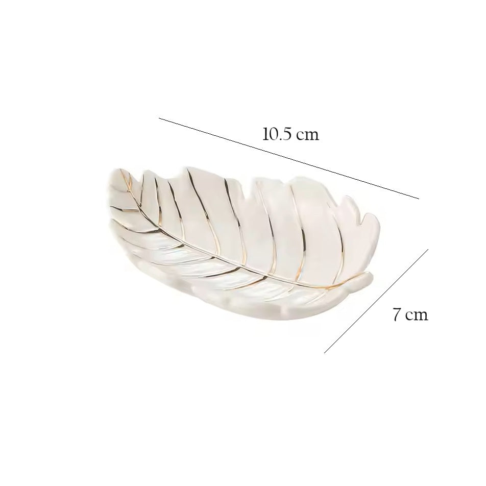 Holly Trinket Dish - Ivory