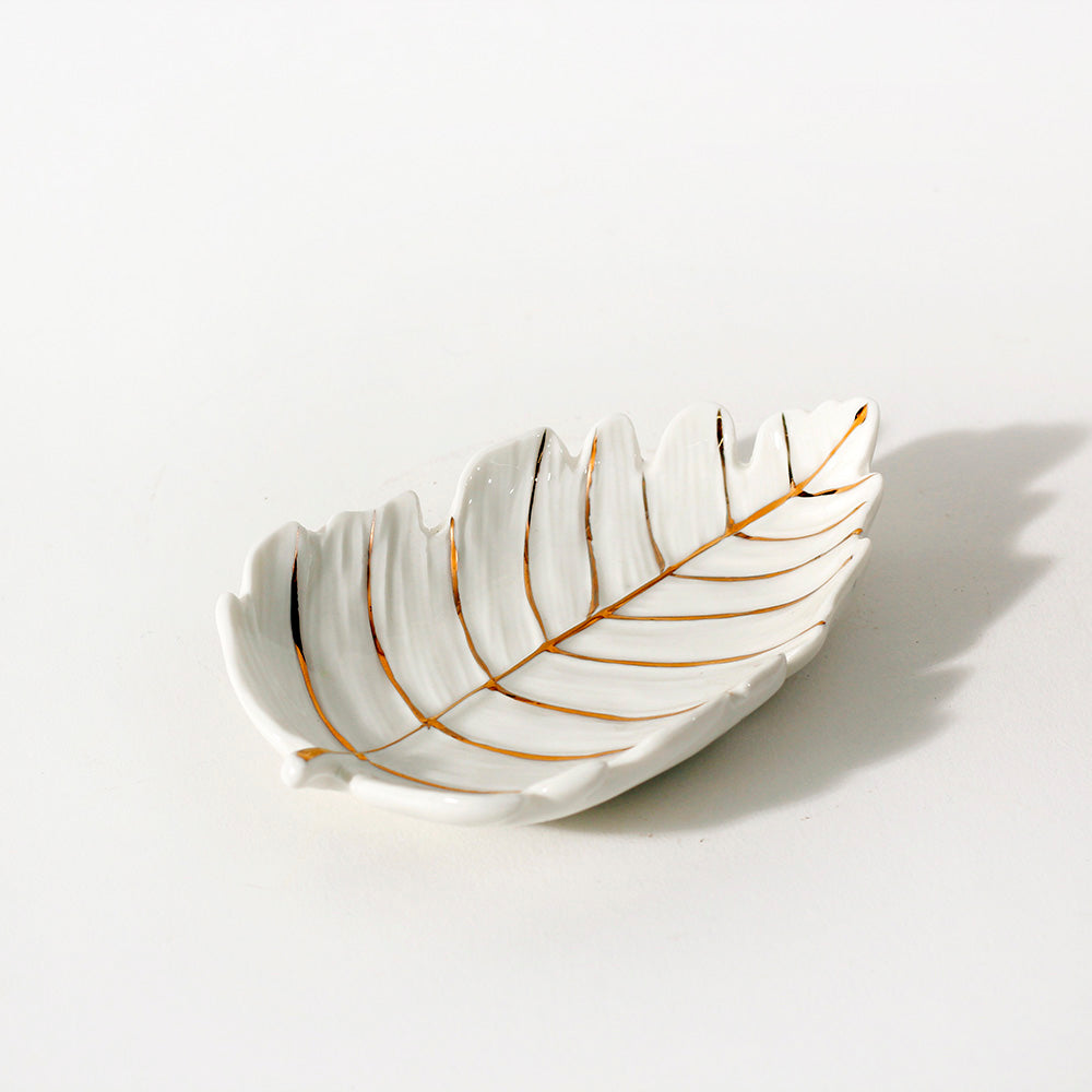 Holly Trinket Dish - Ivory